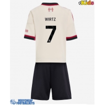 Liverpool Florian Wirtz #7 Replica Away Minikit 2025-26 Short Sleeve (+ pants)